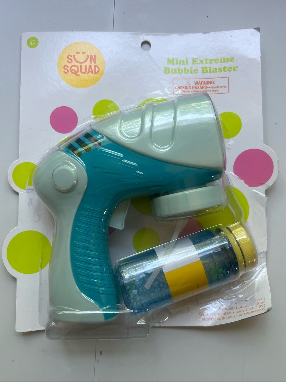 Mini Extreme Bubble Blaster with 4 fl oz Play Sprinkler - Sun Squad™